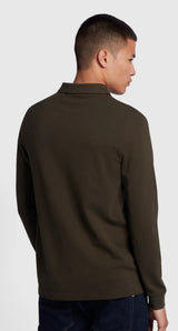 Farah Blanes LS Polo Evergreen www.q23menswear.com