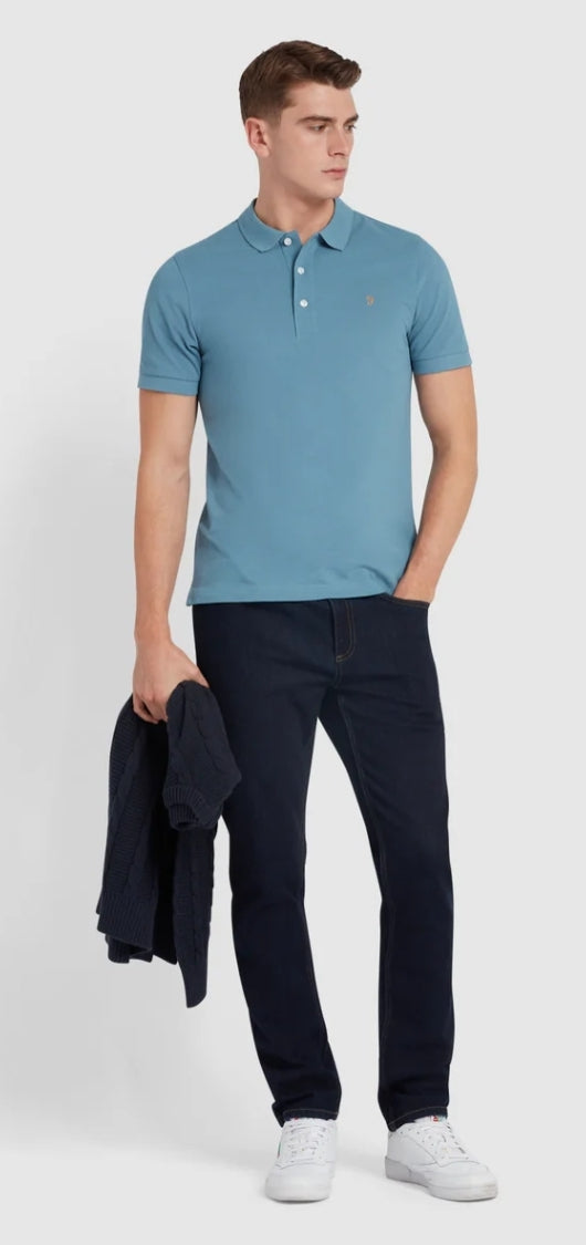 Farah Blanes Polo Para Blue www.q23menswear.com