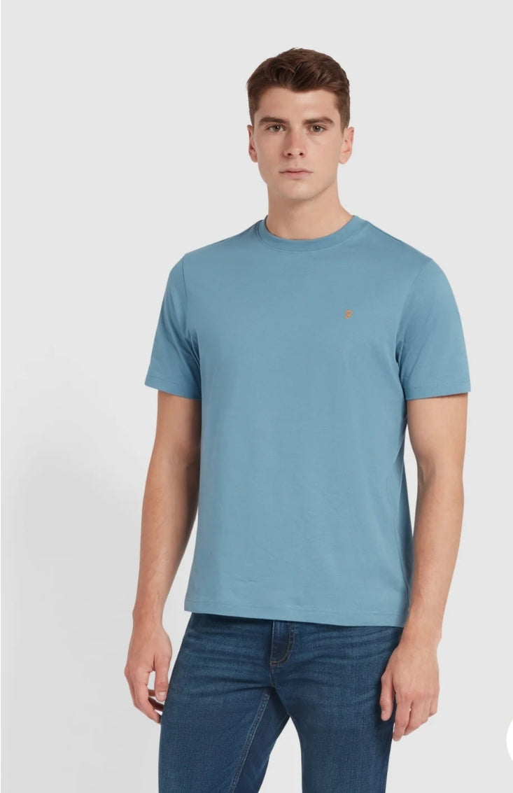 Farah Danny Tee Para Blue www.q23menswear.com