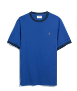 Farah Groves Tee Dusk Blue www.q23menswear.com