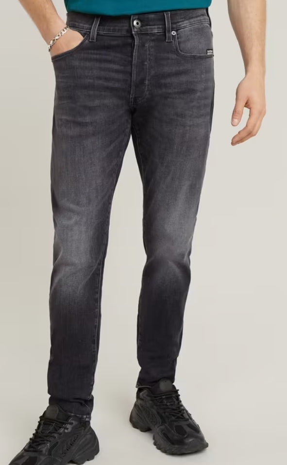 G Star 3301 slim jean black www.q23menswear.com