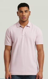 GStar Dunda Overdyed Slim Polo Burnished Lilac