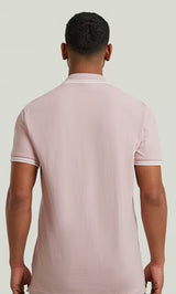 GStar Dunda Striped Slim Polo Lilac