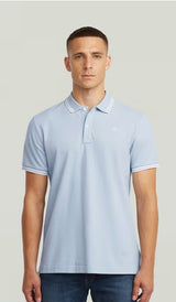 GStar Dunda Striped Slim Polo Light Wave