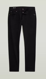 GStar RAW 3301 Pitch Black Silm Jean www.q23menswear.com