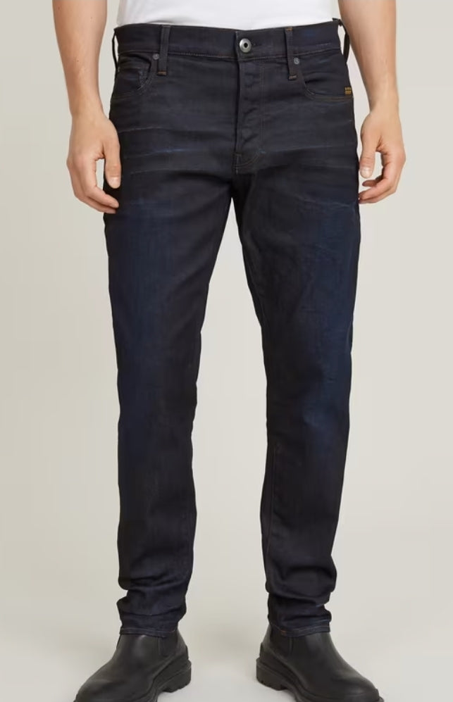 GStar RAW 3301 Tapered Jean Dark Aged www.q23menswear.com