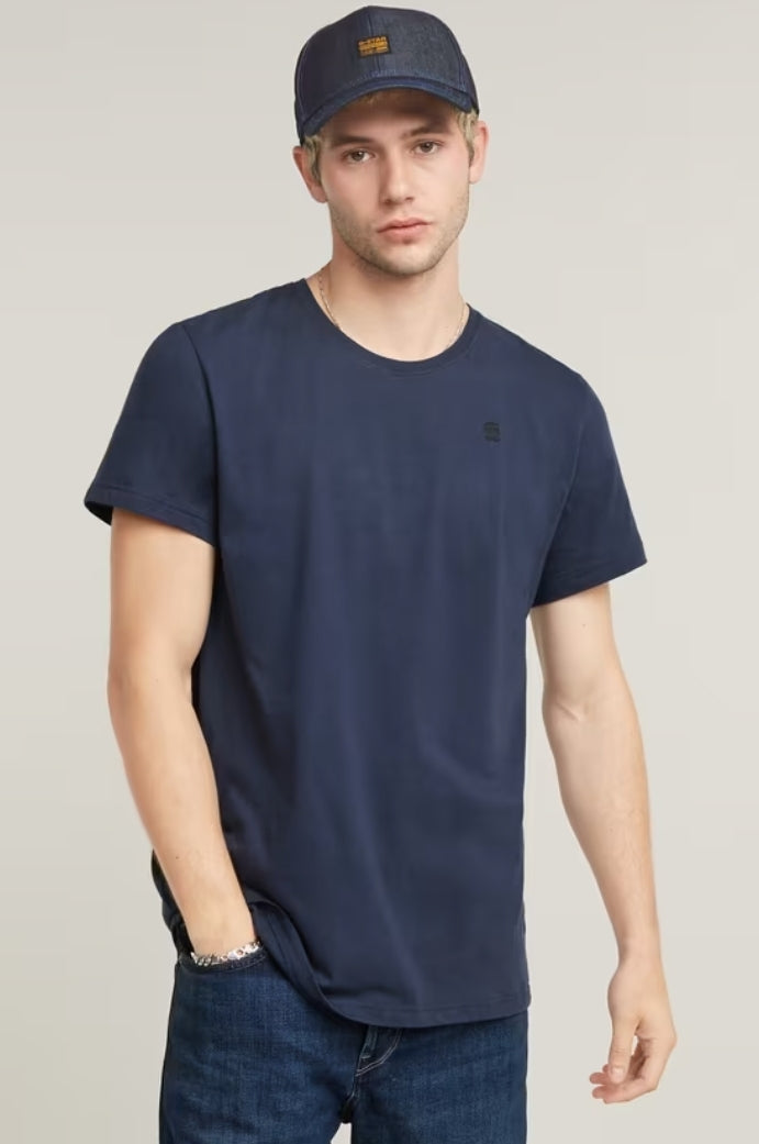 GStar RAW Base Tee Navy www.q23menswear.com