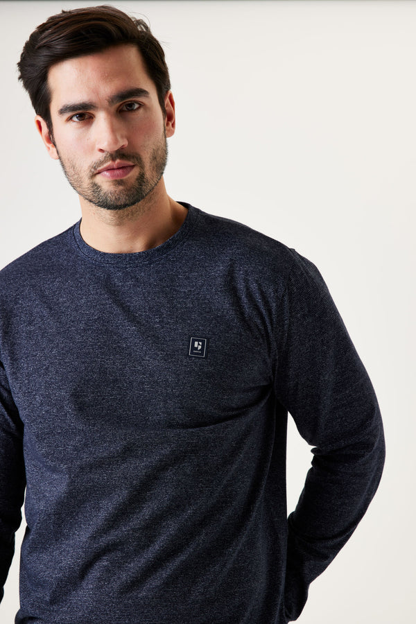 Garcia Knitwear T41211 Dark Moon Crew www.q23menswear.com