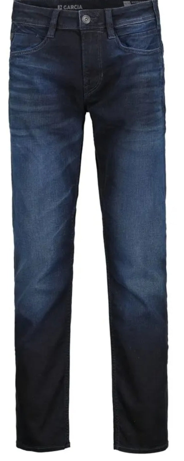 Garcia Rocko 690 Slim Jeans - Dark Used 3355 www.q23menswear.com