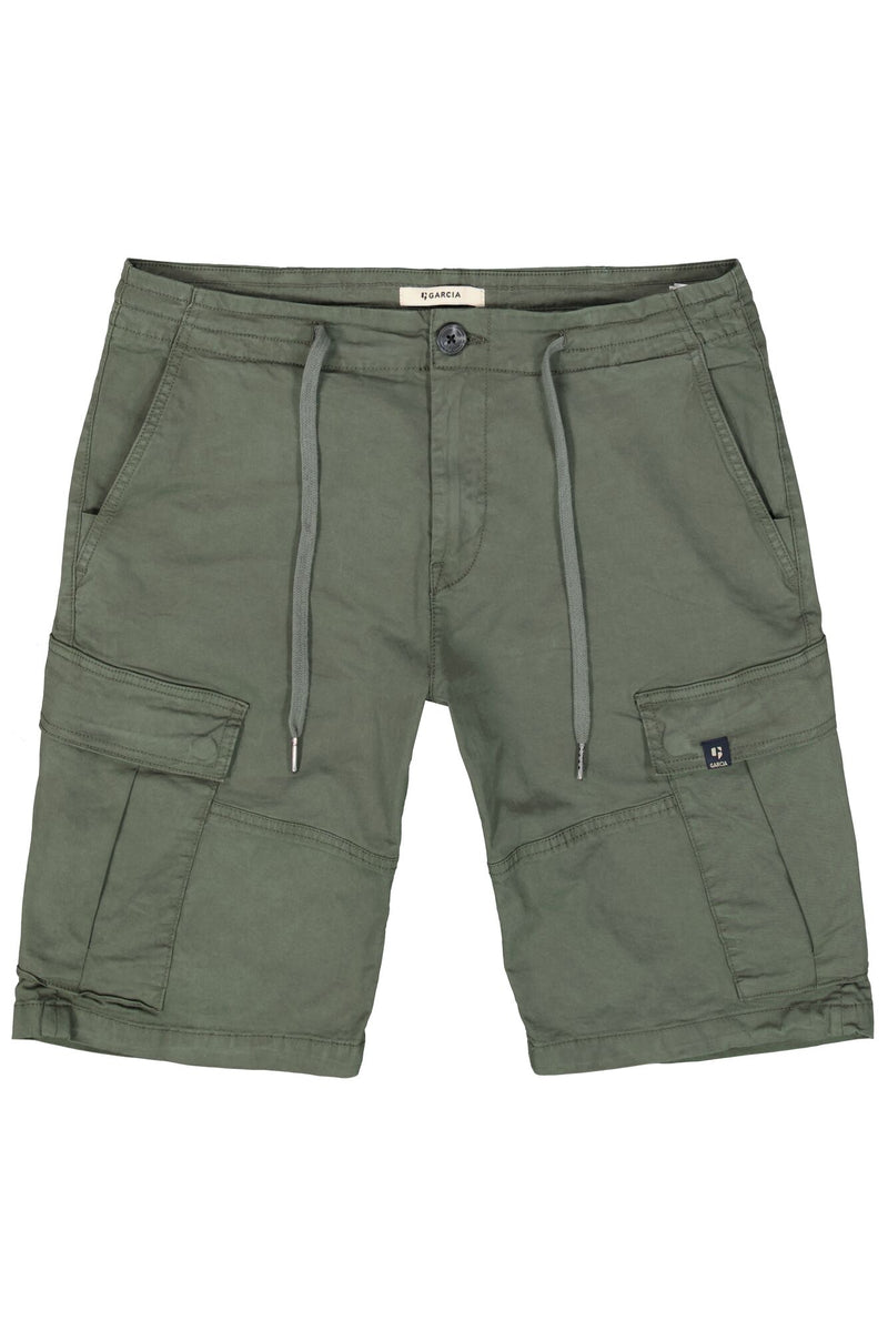Garcia Cargo Shorts Sage Green P41322 www.q23menswear.com