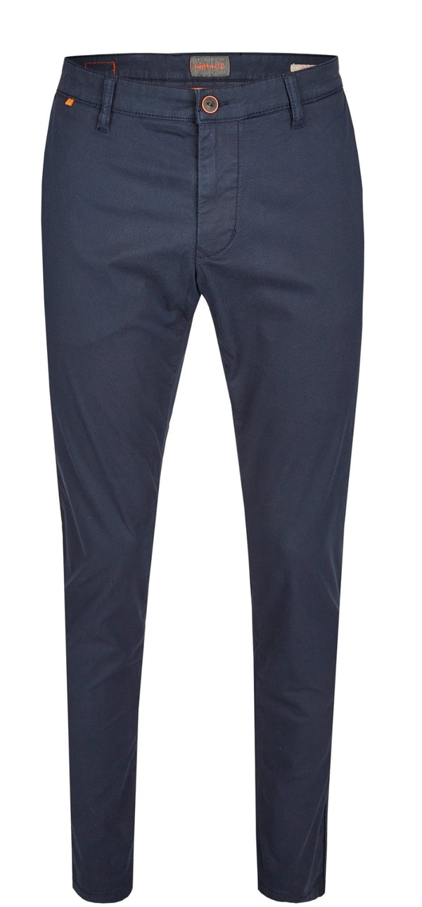 Hattric Mens Dan Chino Trouser 677465 Navy www.q23menswear.com