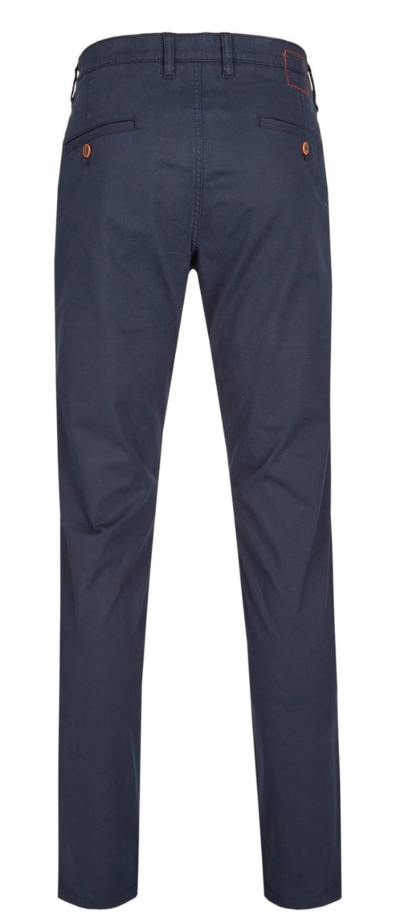 Hattric Mens Dan Chino Trouser 677465 Navy www.q23menswear.com