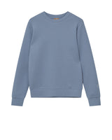 Mos Mosh MMG Abel Crew Sweat Flint Stone Blue - Q23Menswear