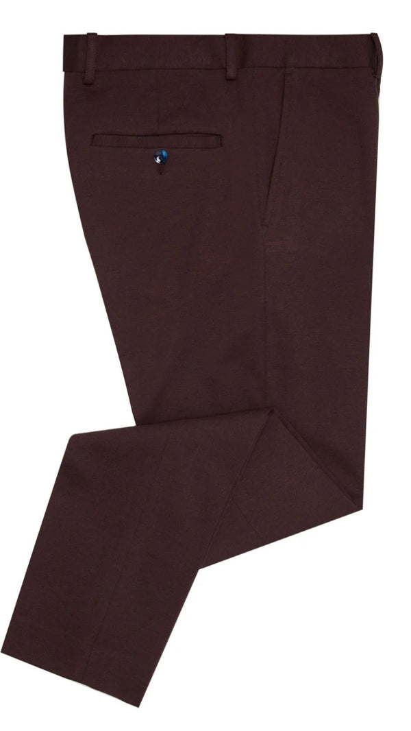 Ninety 78 Cannes Tapered Trousers Bordo