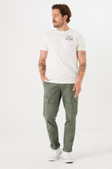 Garcia Cargo Pants O41115 Sage Green Q23 Menswear Galway