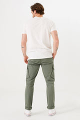 Garcia Cargo Pants O41115 Sage Green Q23 Menswear Galway