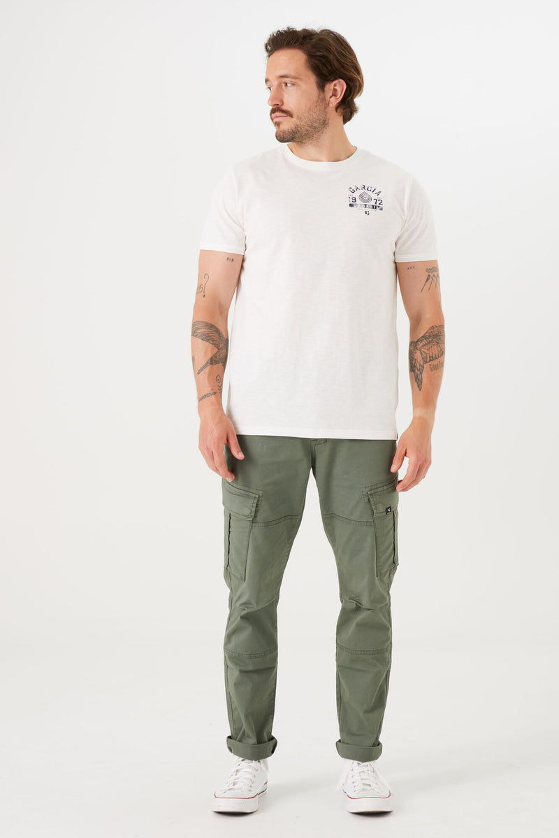 Garcia Cargo Pants O41115 Sage Green Q23 Menswear Galway