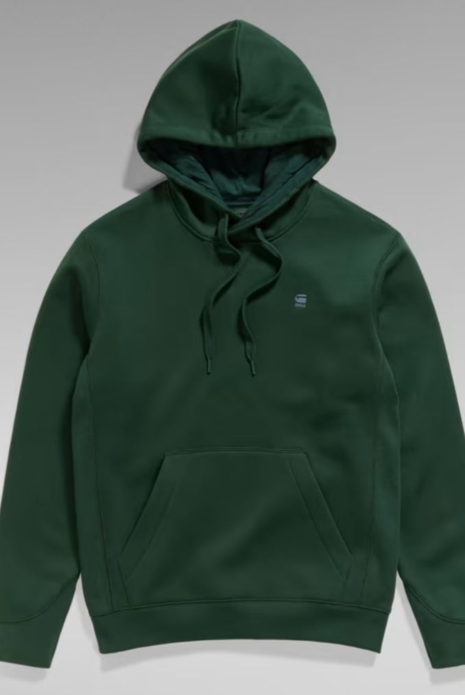 GSTAR RAW Premium Core Hoodie Laub Green Q23 Menswear Galway