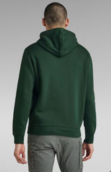 GSTAR RAW Premium Core Hoodie Laub Green Q23 Menswear Galway