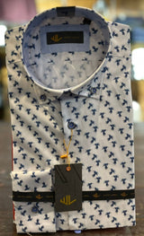 White-Label-Tapered-Shirt-Blue-Hummingbird-82158 www.q23menswear.com