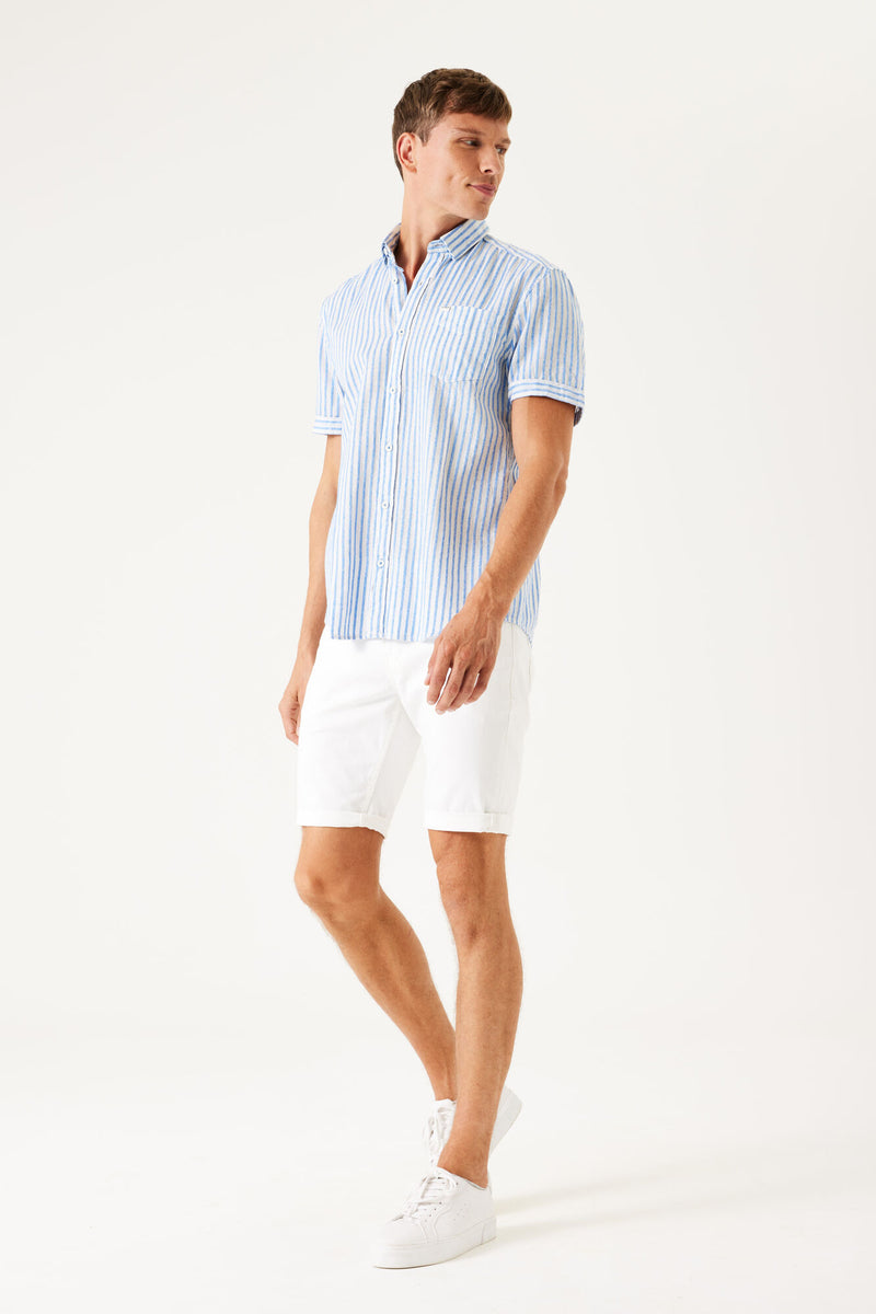 Garcia Striped Shirt F31281 www.q23menswear.com