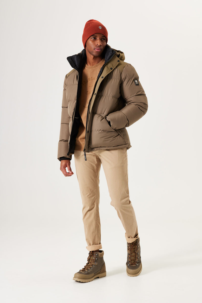 Garcia Outdoor Jacket Bronze Green gj310905 Q23 Menswear Galway