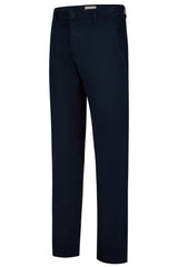 Navy blue pants on a white background