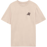 Knowledge Cotton Chest Embroidery Tee Gray - Q23Menswear