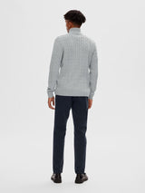 Selected Homme Cable Knit Jumper Q23 Menswear Galway