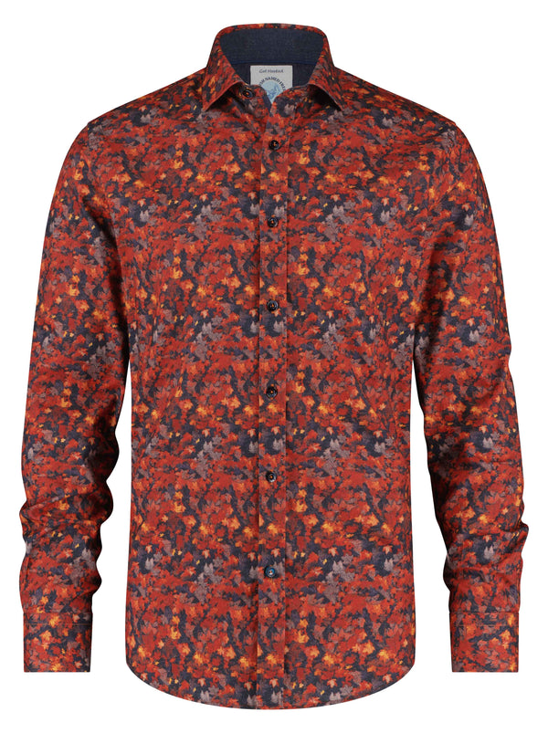 A Fish Named Fred Shirt Leafs Bright Red Q23 Menswear Galway