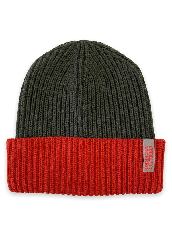 A Fish Named Fred Beanie Green/Red Q23 Menswear Galway