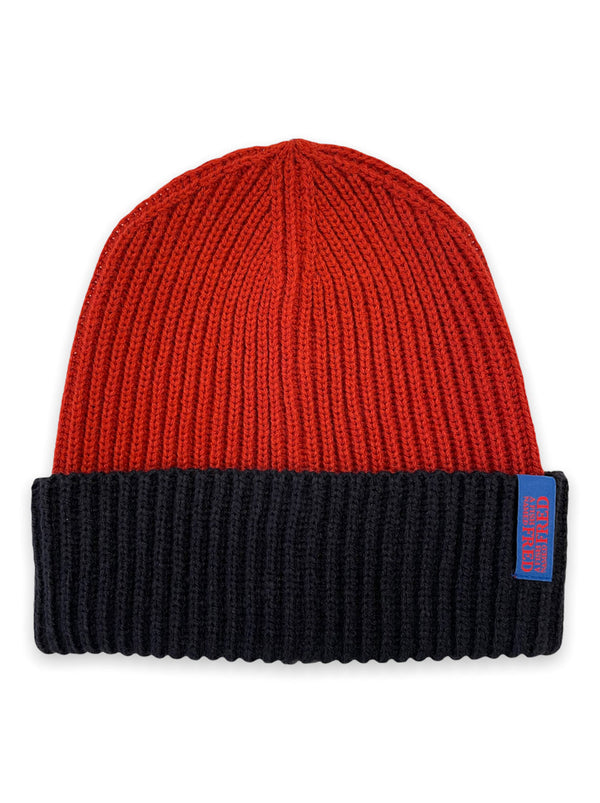 A Fish Named Fred Beanie Red/Navy Q23 Menswear Galway