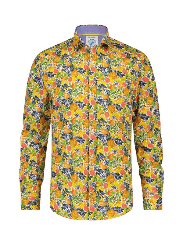 A Fish Named Fred Slim Shirt Fruit Multicolor Q23 Menswear Galway