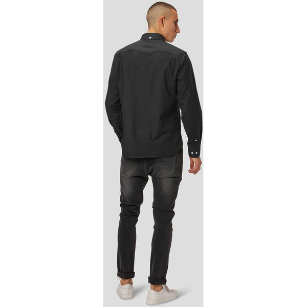 CLean Cut Copenhagen CC 1482 Oxford Stretch Shirt Black Q23 Menswear Galway