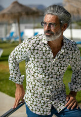 Carlos Cordoba Shirt Green Floral ML82464 www.q23menswear.com