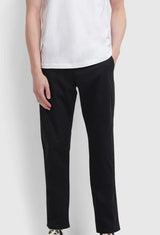 Farah Elm Regular Fit Twill Chinos In Black - Q23Menswear