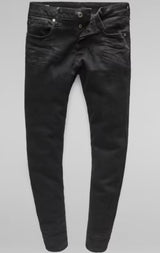 GStar 3301 Slim Jeans Pitch Black Q23 Menswear Galway
