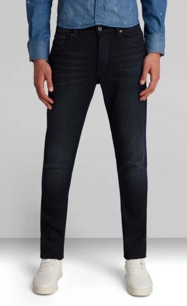 GStar 3301 Slim Jeans Dark Aged Q23 Menswear Galway