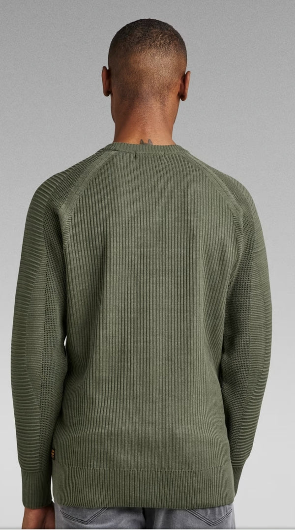 GStar RAW 3D Biker Knitted Sweater Q23Menswear Galway