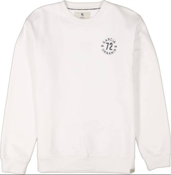 Garcia O21065 White Sweater Q23 Mensewar Galway