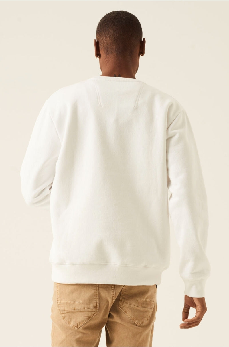 Garcia O21065 White Sweater Q23 Mensewar Galway