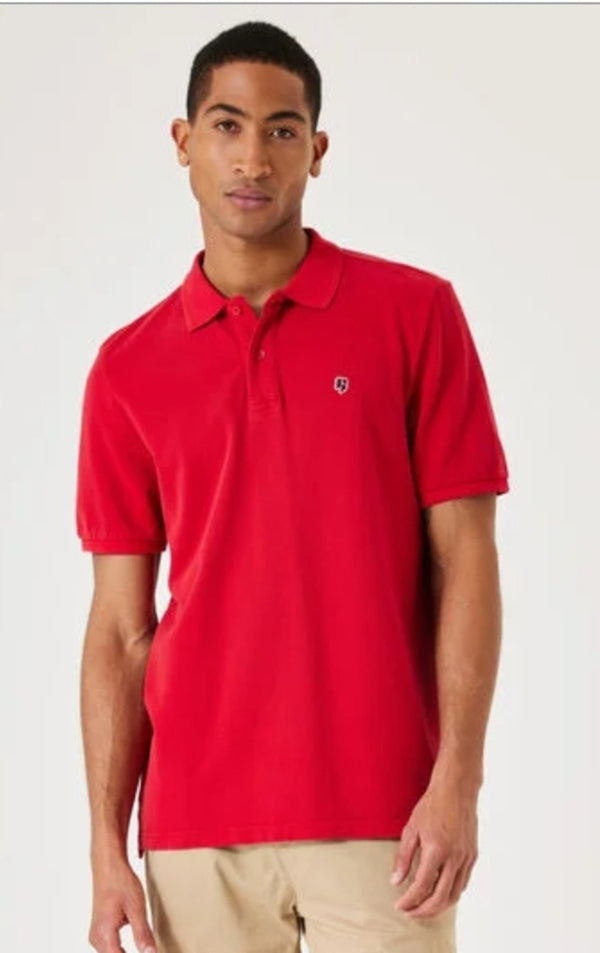 GARCIA-Z1104-4631 Salsa Red Polo www.q23menswear.com