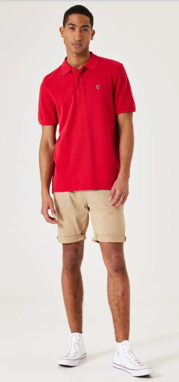 GARCIA-Z1104-4631 Salsa Red Polo www.q23menswear.com