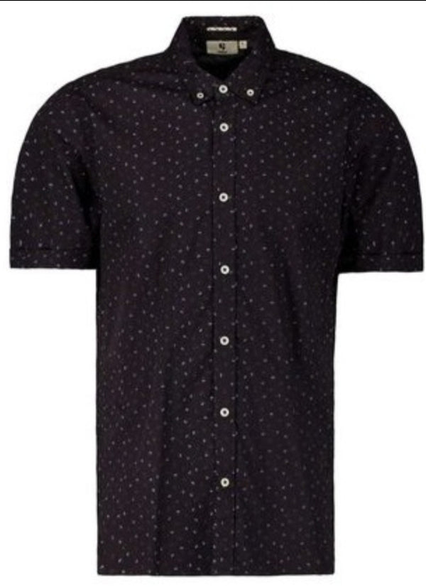 Garcia Short Sleeve Shirt in Navy P21286 www.q23menswear.com