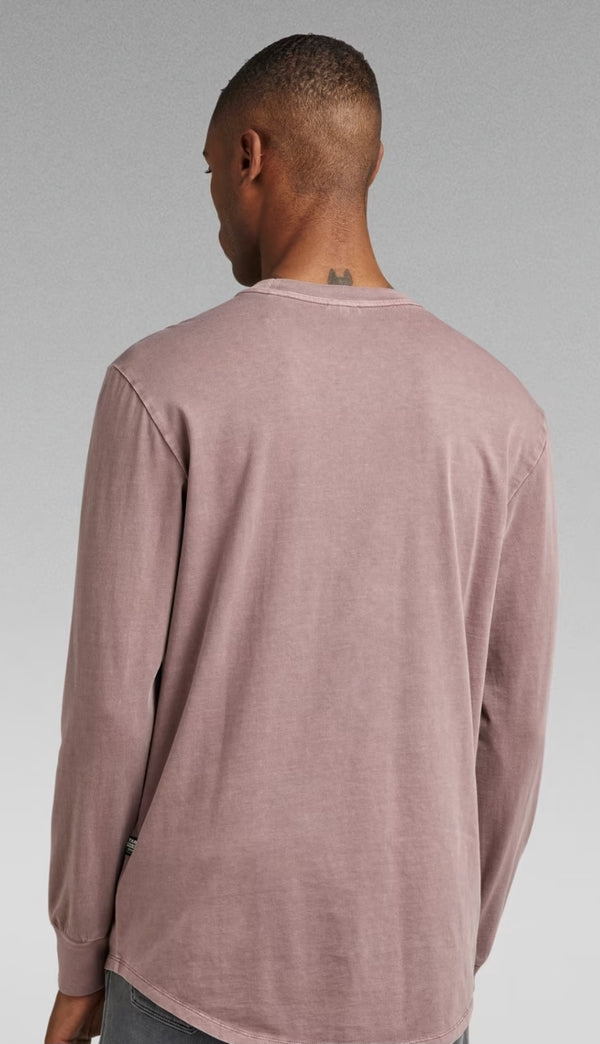 GStar RAW Lash T-Shirt in Grape Q23 Menswear Galway
