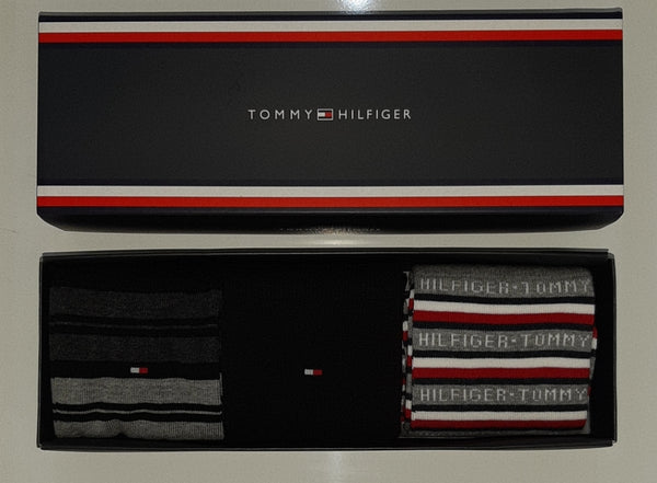 Tommy Hilfiger 3 Pack Gift Set Socks Black - Q23Menswear