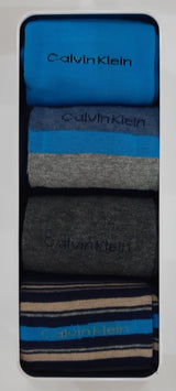 Calvin Klein gift set 4 pack of socks Blue - Q23Menswear
