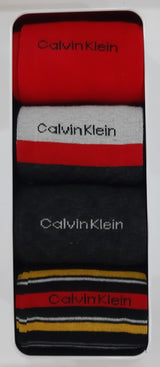 Calvin Klein gift set 4 pack of socks Red - Q23Menswear