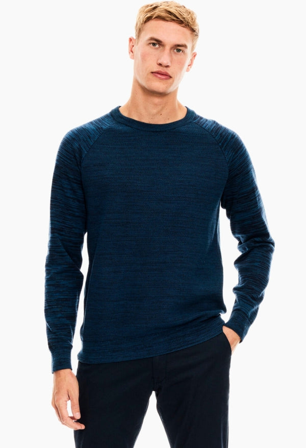 Garcia Blue sweater x01241 q23 menswear galway