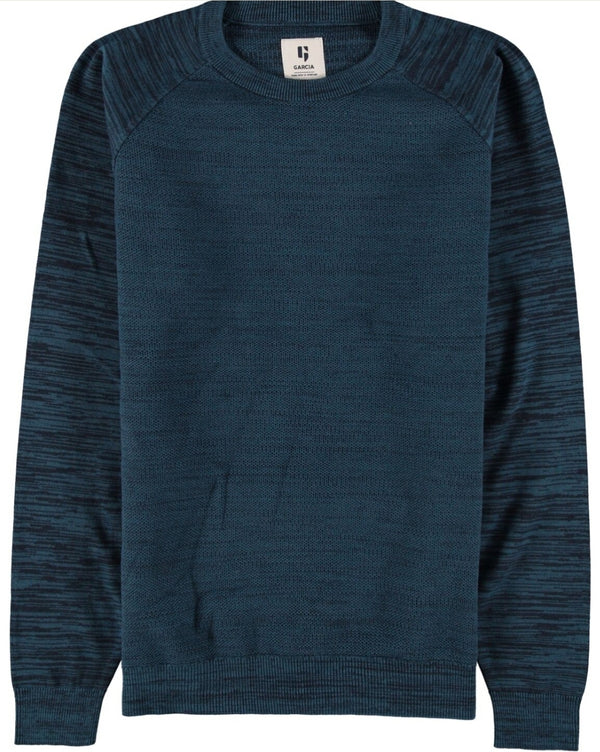 Garcia Blue sweater x01241 q23 menswear galway